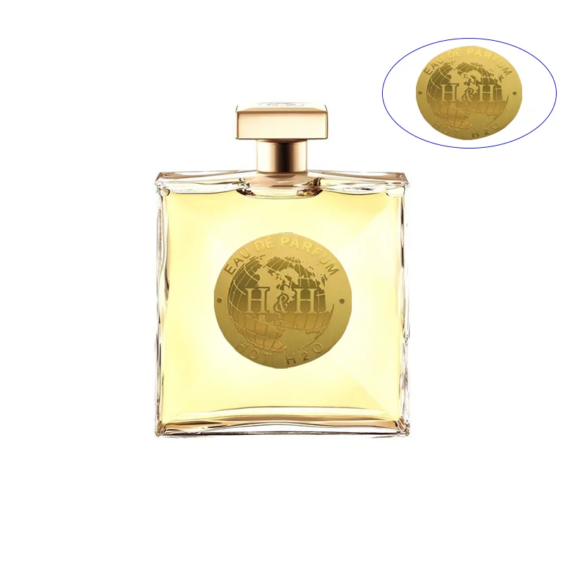 10 0.Zhang.Custom.Custom Design lovely lady perfume deals perfume bottle metal label custom sticker