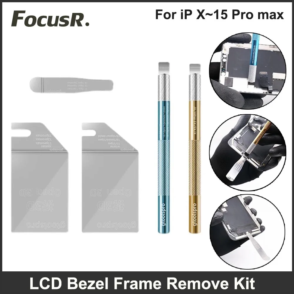 LCD Frame Bracket Removal Kit Rapid Dismantling Remove Tool For iPhone 15 14 13 12 11Pro Mobile Phone Repair Bezel Separating