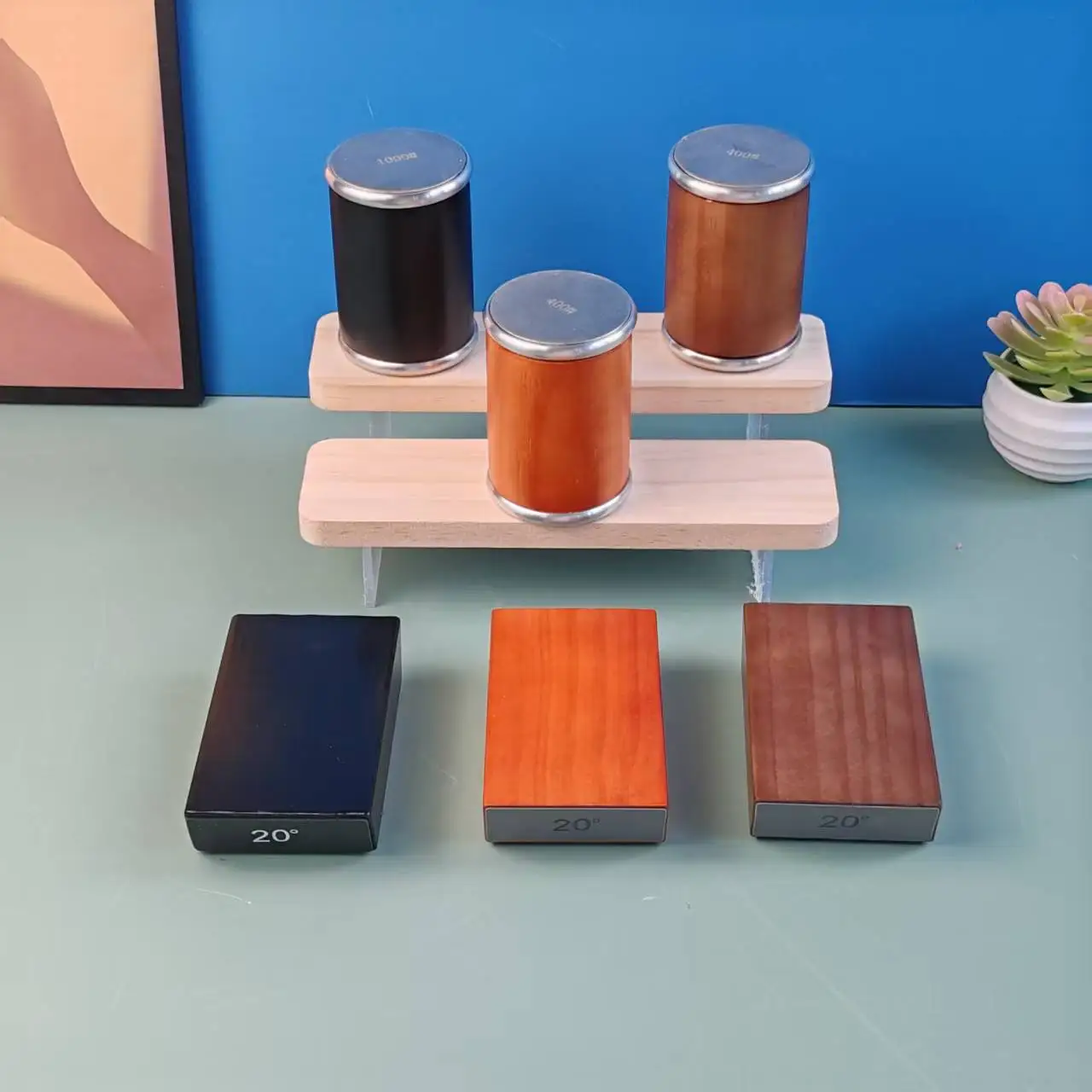 Rolling Knife Sharpener For Straight Edge Knife Sharpener Kit With 15/20° Degree Magnetic Angle For Kitchen Knives Whetstone Set