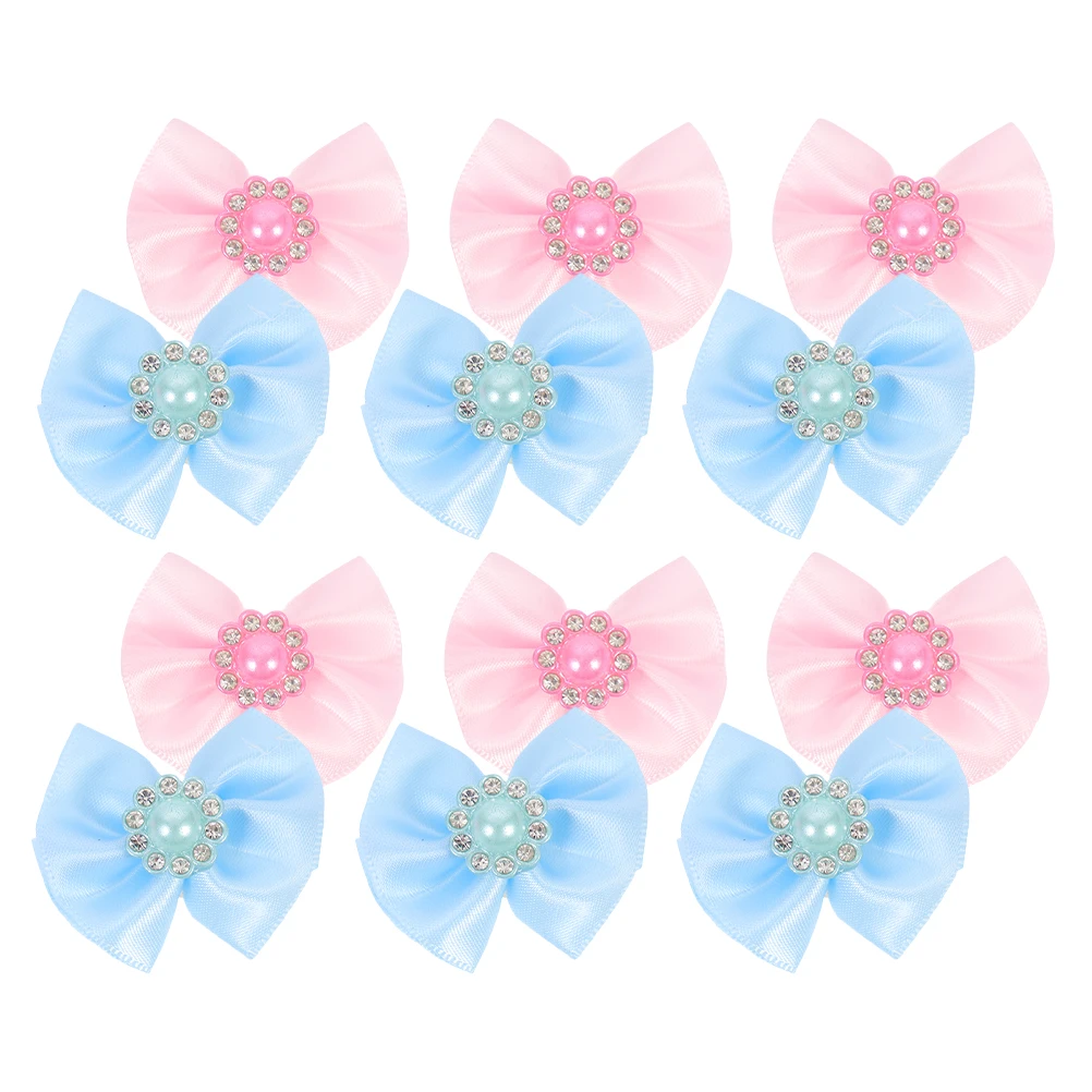 

30pcs Pet Bow Hair Tie Elastic Decoration for Dogs Durable Soft Puppy Accessories Valentine Grooming nament Dog Collar