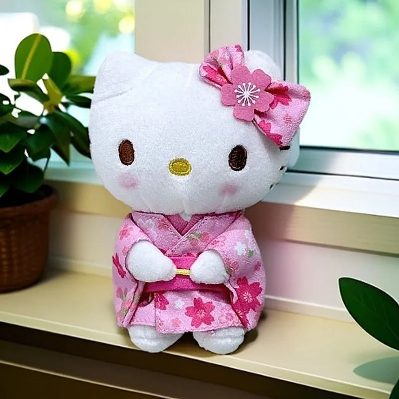 

MINISO SANRIO Hello Kitty Kawaii аниме мультфильм кинионовая кукла плюшевая кукла брелок кулон кукла модные трендовые подарки для девочек