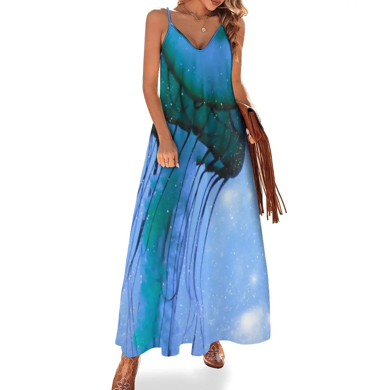 

Jelly Fish Sleeveless Dress long dresses for women party dresses women