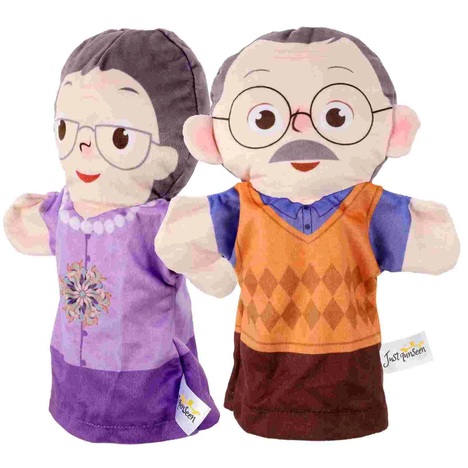 Hand Puppet for Story Telling Character Toy Puppets Adults Kids Plush Realistic Figure Child