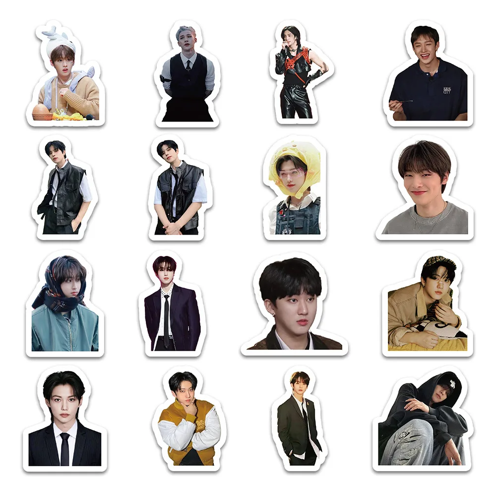 10/30/50/103 Pezzi Adesivi Stray Kids Gruppo K-pop Decorazione per Laptop Custodia Telefono Tazza d'Acqua Decalcomanie Impermeabili Giocattolo