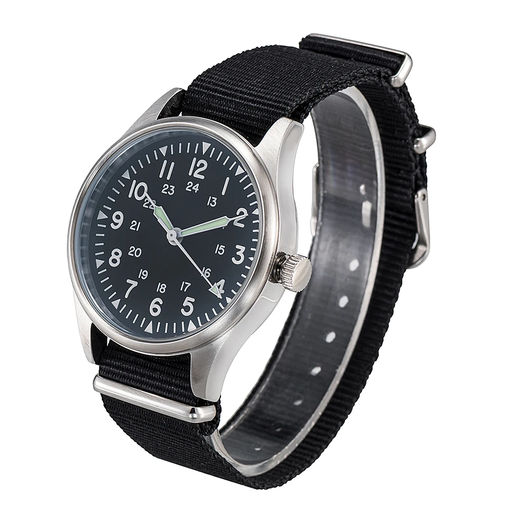 QM-Reloj de piloto Vintage para hombre y mujer, accesorio de hora de vuelo con Sprot, de 100M, de las fuerzas especiales militares de aviación de