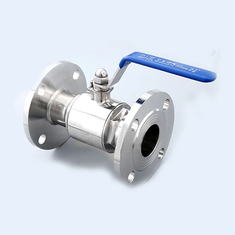 304 Stainless Steel Flange Ball Valve Q41F-16P Full Size Valve DN15 1/2“