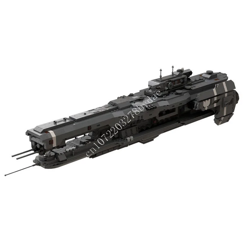 

2860 PCS Sci-Fi Heavy Frigate Building Blocks Set Space Warship Assembly Model Educational Decoration Gift For Adult Collection