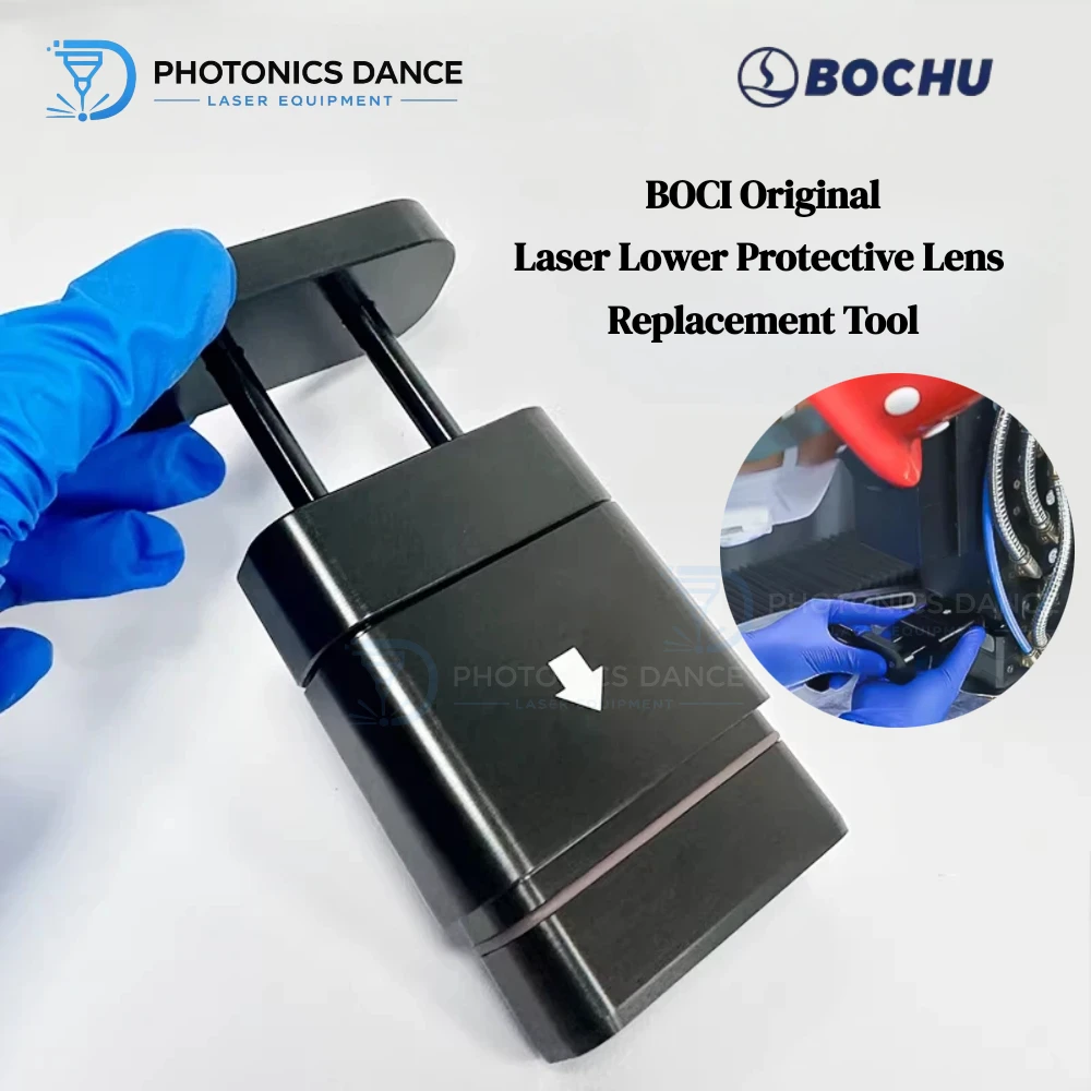 Original BOCHU BOCI Lower Protective Lens 34x5 Replacement Tool for Fiber Laser Cutting Head BLT4XX BLT9XX Series DP.M.Q0353AA