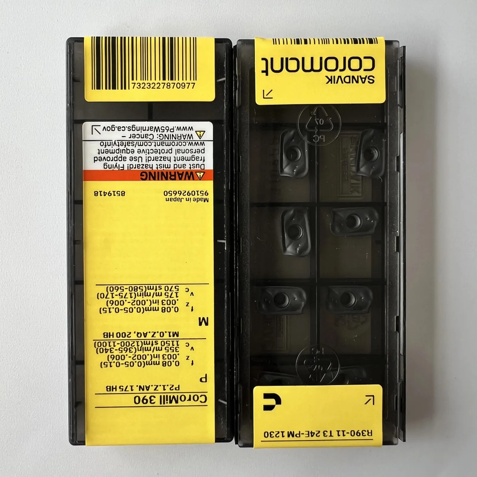 

SANDVIK / R390-11T324E-PM 1230 / Hard alloy CNC Blade 10 Pcs