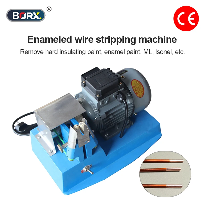 Enameled Wire Stripping Machine GQ164 High Speed No Damage to Copper Wire Multiple Strands Handling  AWG Wires Easy to Operate