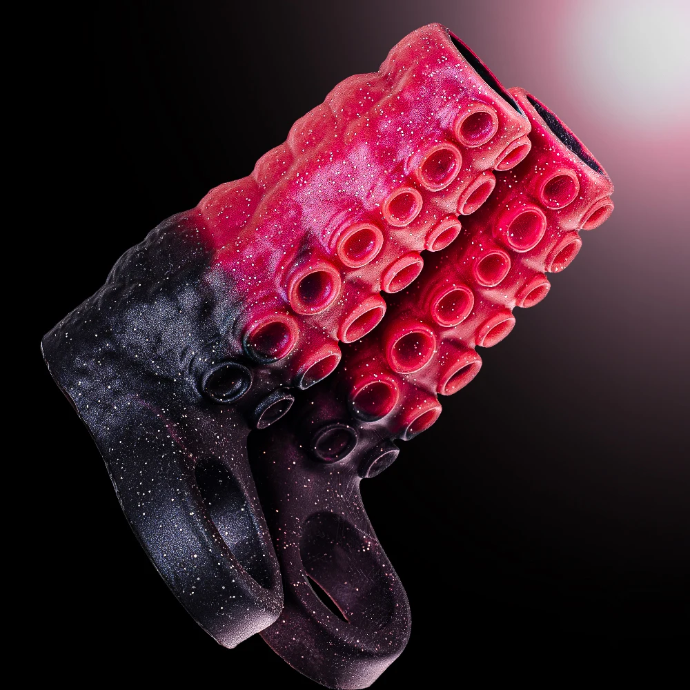 Silicone Octopus Dildo Penis Sleeve Hollow Dildo Adult Toys Sex Products Penis Enlargement Extender Male Delayed Ejaculation 18+