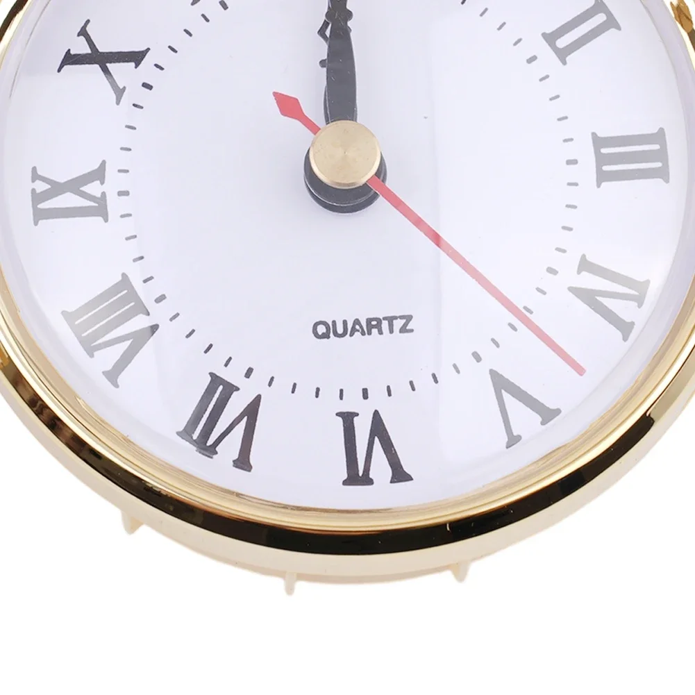 Brand New Quartz Clock Insert Replace Accessories Metal Numerals Plastic Precision Premium Roman Arabic Clear Lens