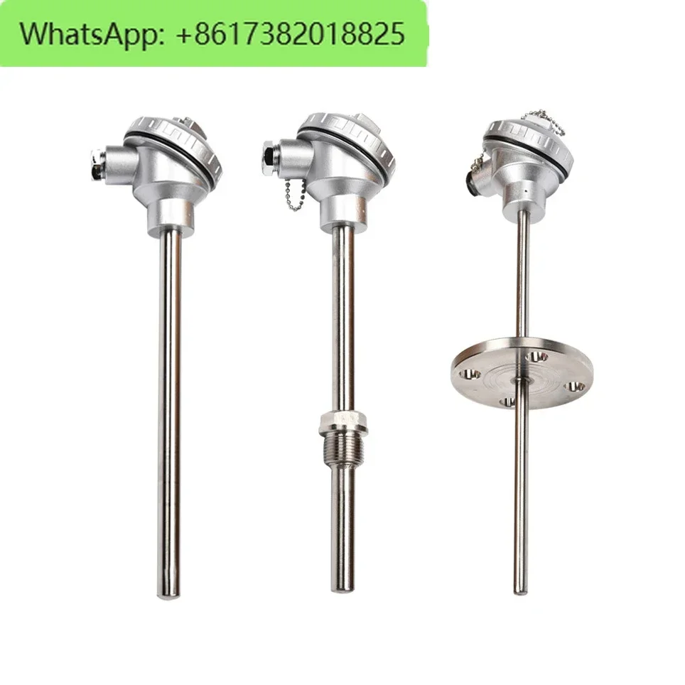 بيع المصنع مباشرة مستشعر درجة الحرارة المقاوم للماء PT100 PT1000 n k j r s b نوع مستشعر الحرارية الحرارية k-type