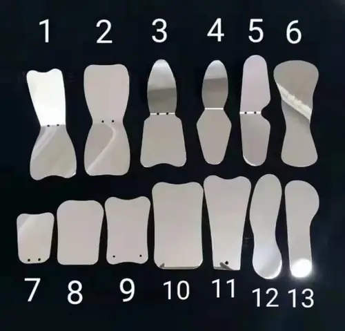 Espejo Dental profesional de acero inoxidable, herramienta reflectante de ortodoncia Autoclavable para higiene bucal, fotografía Dental, uso clínico