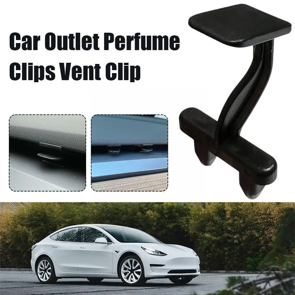 1pcs Car Aromatherapy Clips Vent Outlet Clip For Tesla Special Bracket Auto Accessories Aromatherapy Decoration Y P7Y7