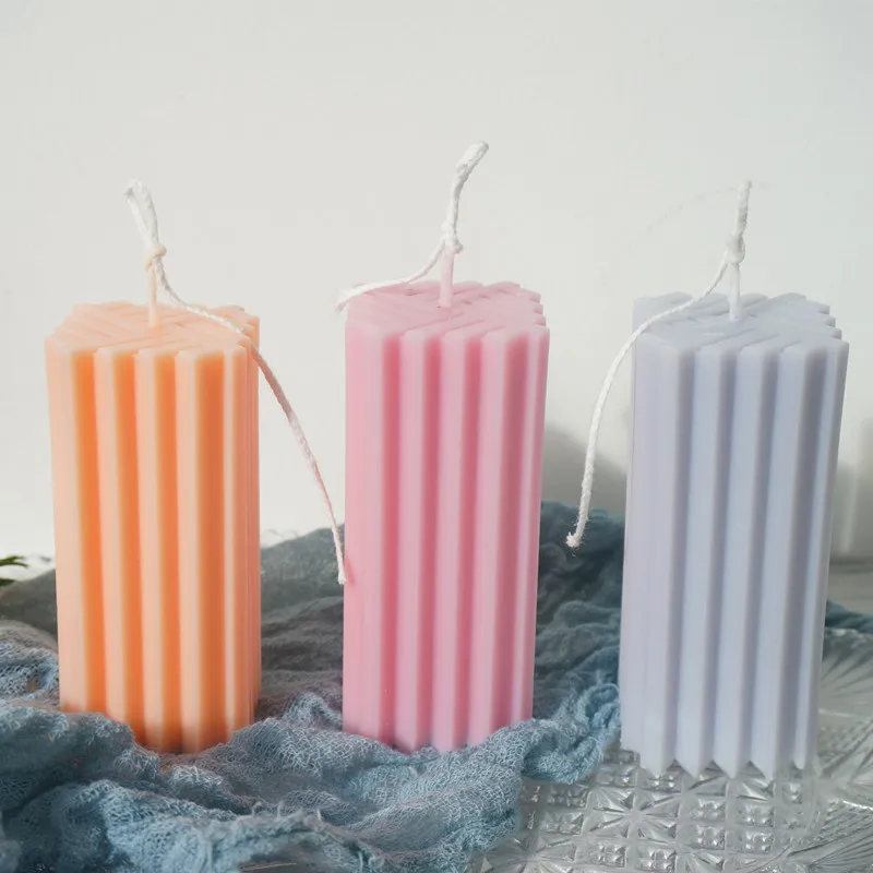

Цилиндр квадратный DIY гипс ароматическая форма для свечей для украшения дома силиконовые формы для свечей пчелиный воск форма для свечей