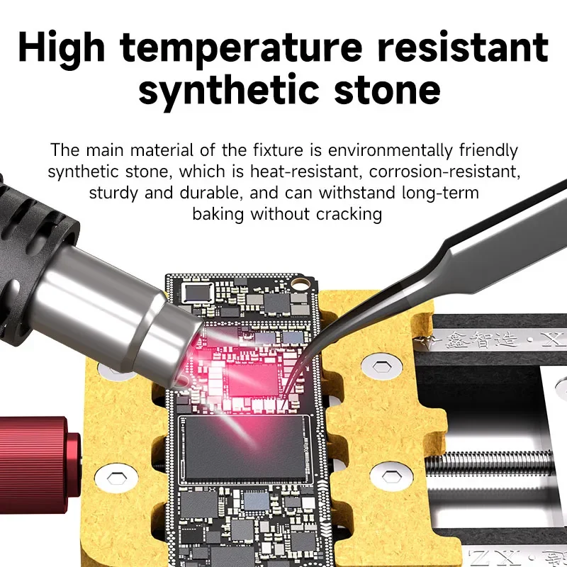 XZZ XINZHIZAO High Temperature Resistance Repair Fixture for Mobile Phone Tablet Mainboard CPU IC Chip Glue Removal Clamp Tool
