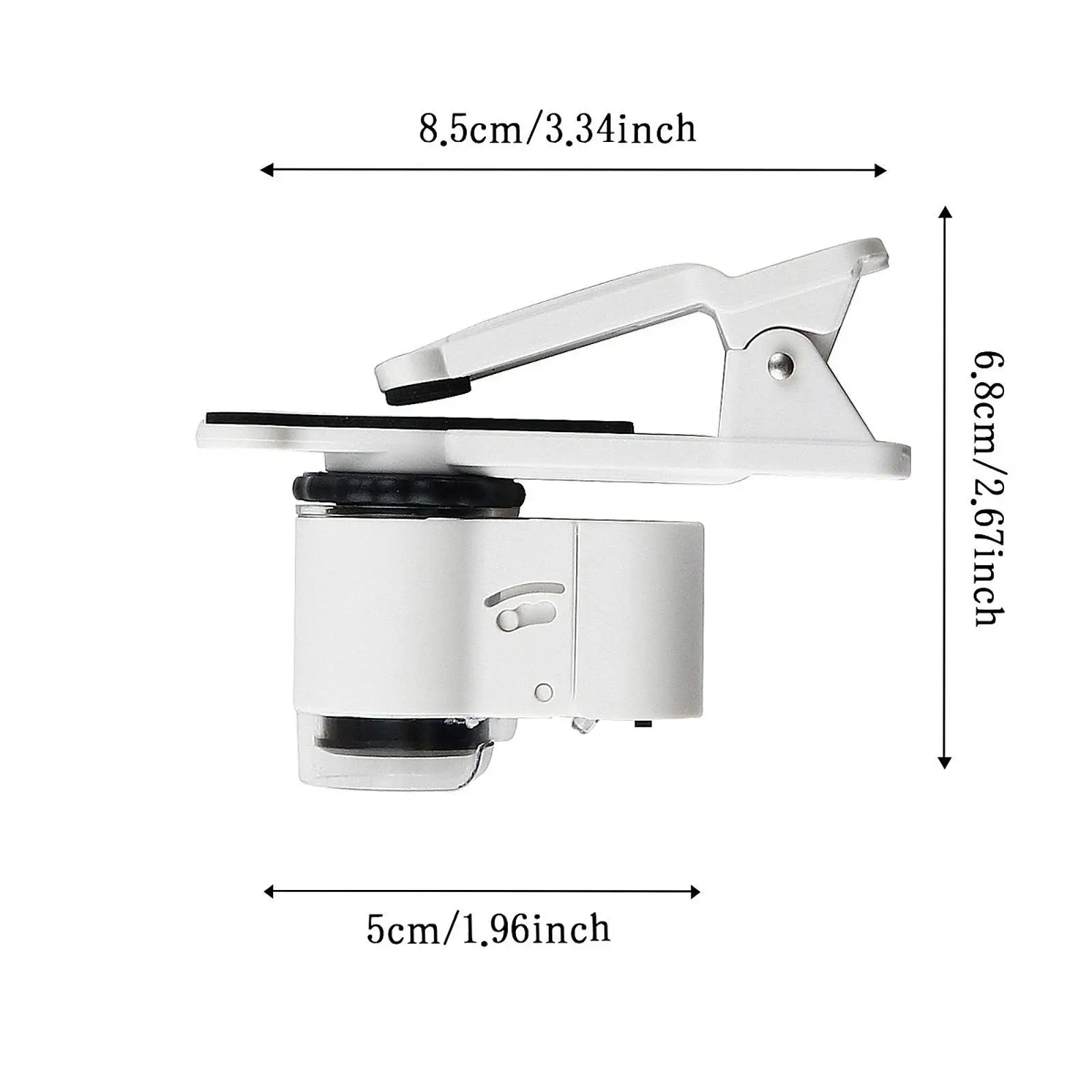 กล้องจุลทรรศน์แบบหนีบโทรศัพท์มือถือ 45 เท่า สำหรับเด็ก น้ำหนักเบา