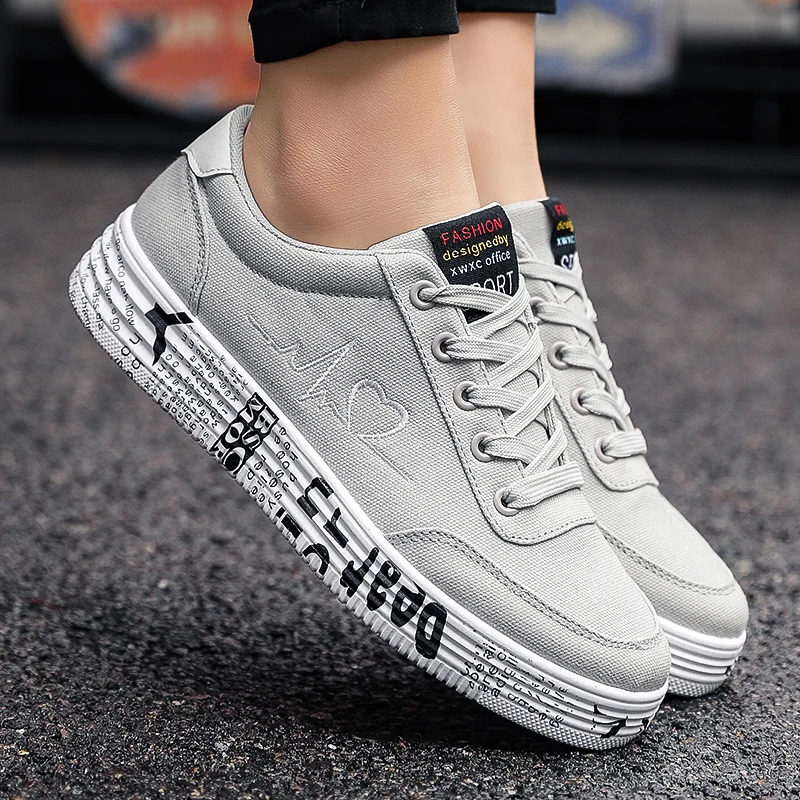 Women Vulcanized Shoes Sneakers Breathable Ladies Lace-up Canvas Shoes Female Flats Shoes Graffiti Casual Shoes Zapatos Hombe