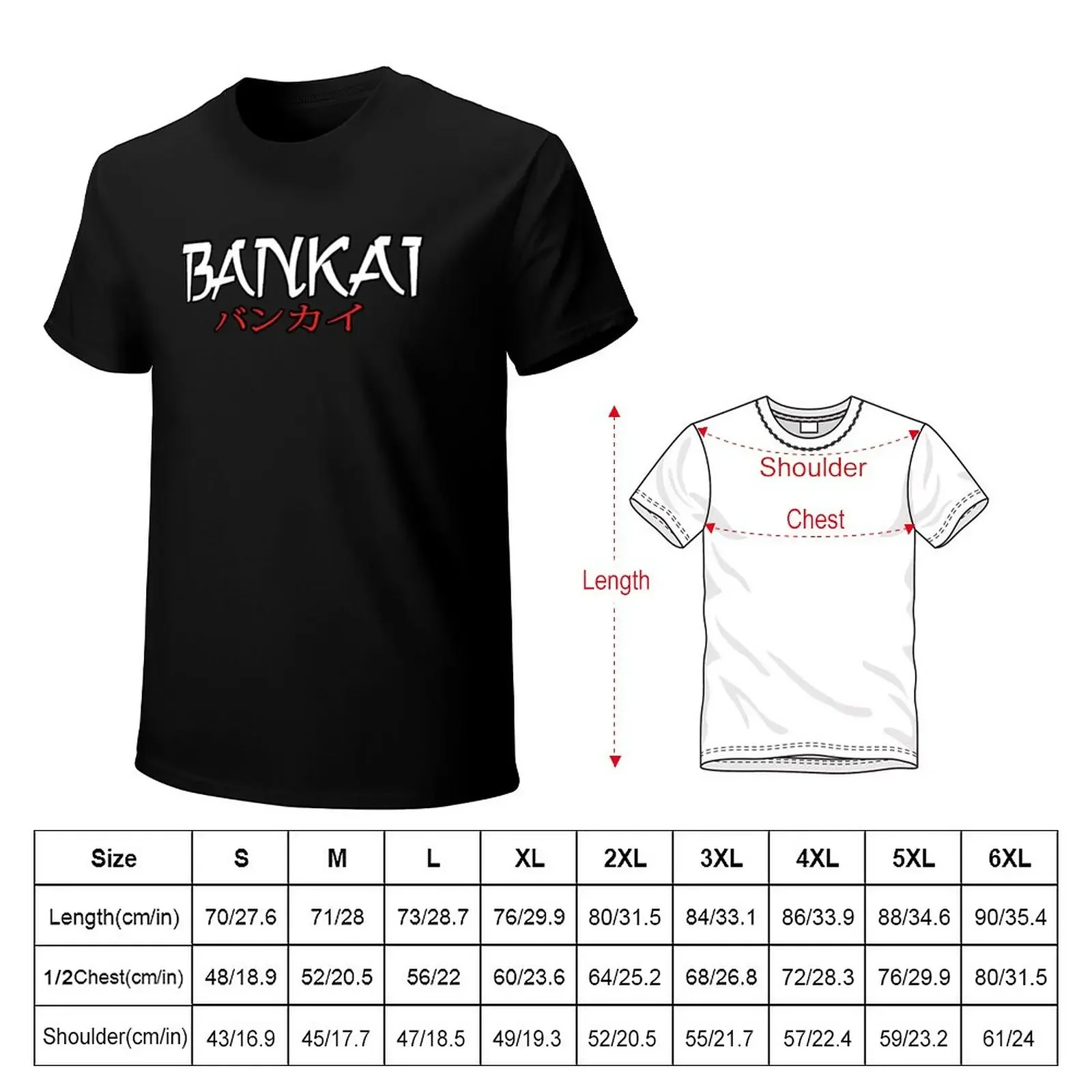 BANKAI T-Shirt quick-drying vintage customs sweat mens vintage t shirts