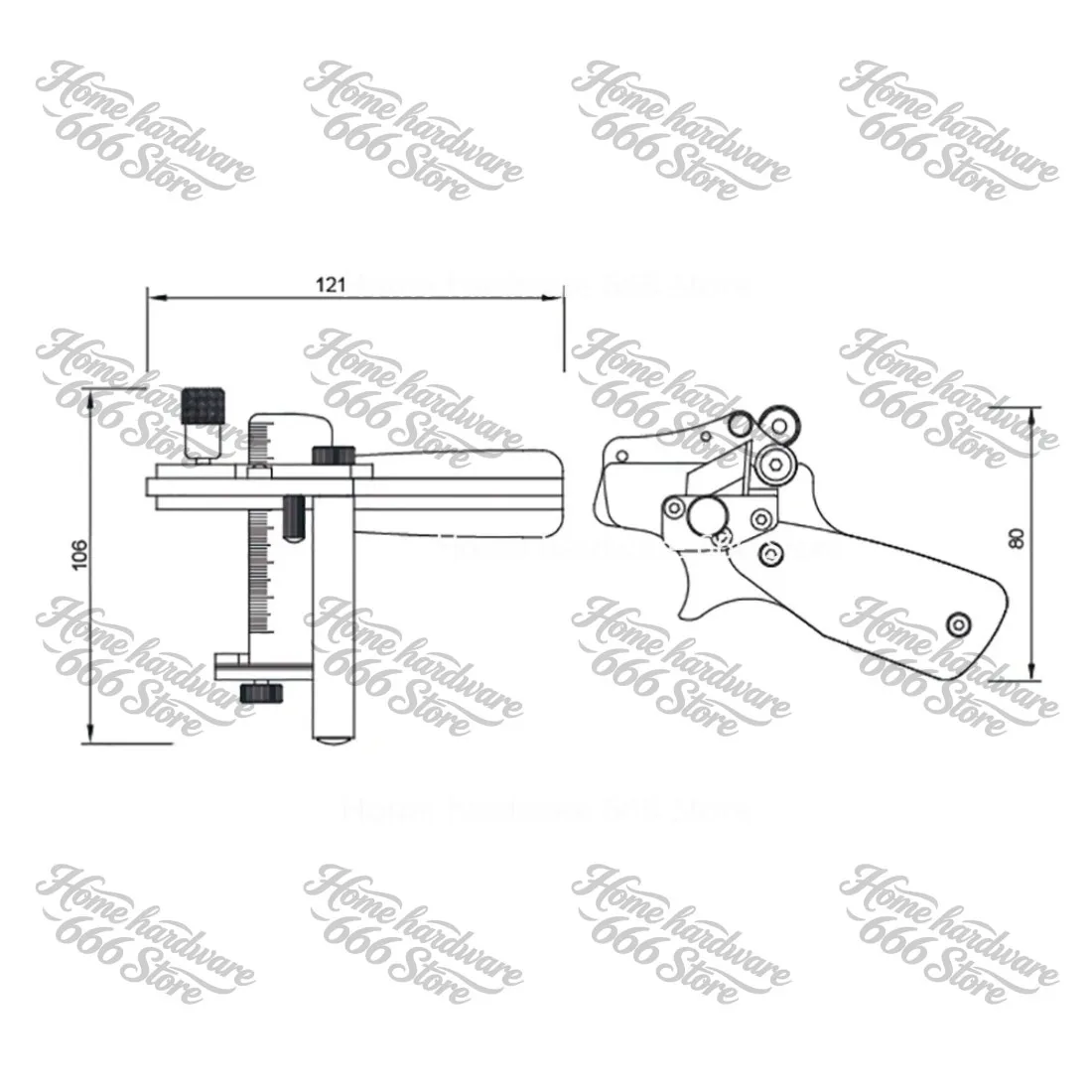 Manual Leather Strip Cutter Roller Type 10-60MM Adjustable Leathercraft Belt Cutting Tool with Metric-Inch Double Scale