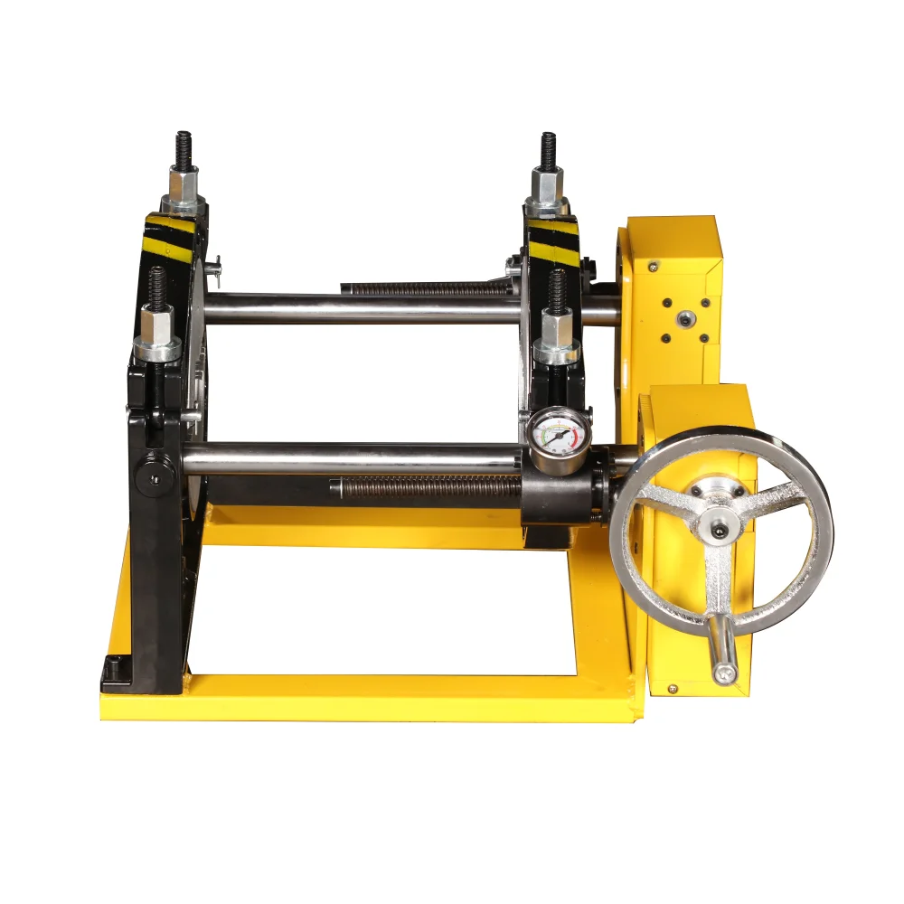 New 40-200mm Manual Single Column Screw Hydraulic Butt Welder for PE/PP/PVC/Poly Precision Pressure Gauge Auto-Lock Function