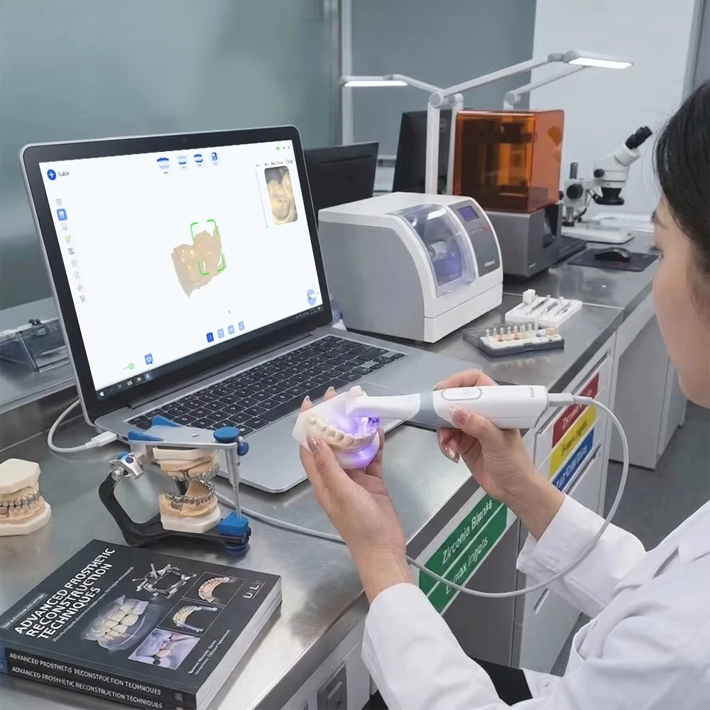 Dental Lab Digital Workflow Intraoral Scanner 3D Dental Scanner Open Design Software Compatible Scanner Device