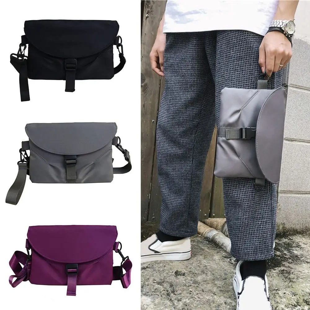 

Korean Nylon Chest Pack Casual Outdoor Sports Style Crossbody Bag Sling Bag Running Cycling