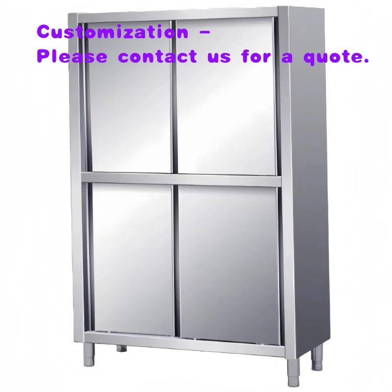 custom.Commercial-Quality 304 Stainless Steel Cabinet with Enhanced Frame Fully Customizable Sizing and Anti-Wobble Adjustable F
