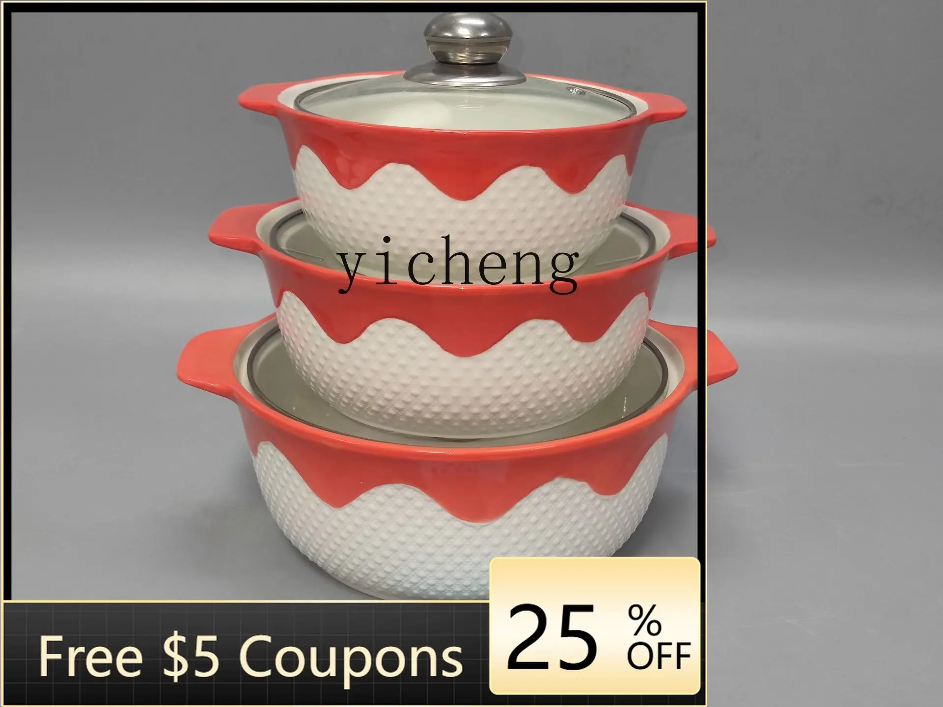 

YFY hand color soup pot export soup pot with cover domestic sales Internet celebrity soup pot