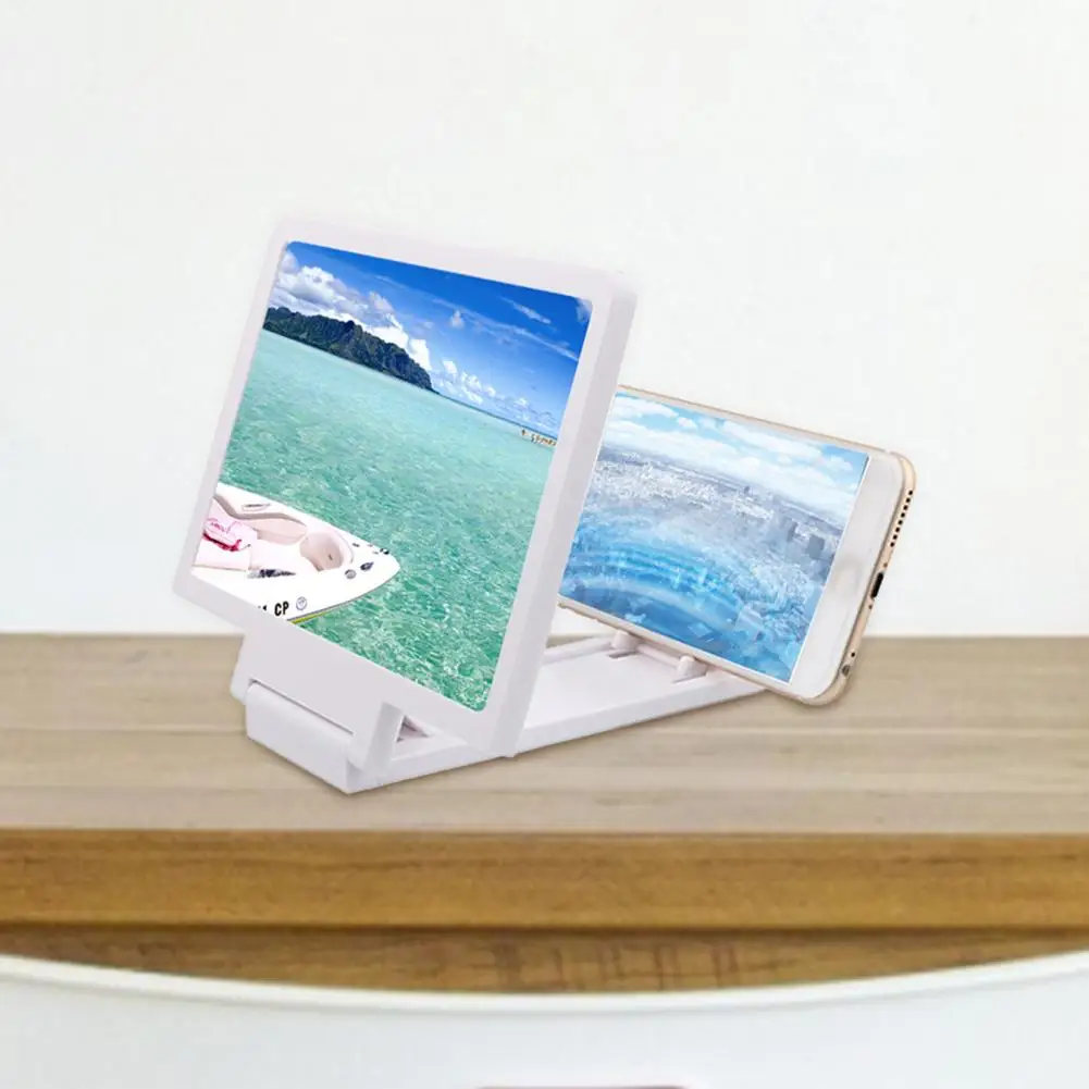 7.5inx6.73inx0.87in 3D Screen Amplifier Mobile Phone Screen Video Magnifier Smartphone Enlarged Screen Phone Stand