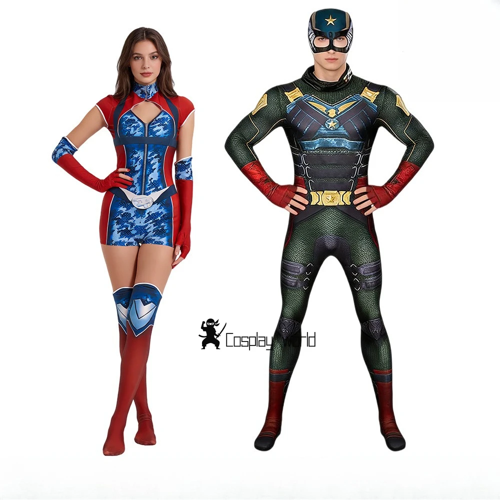 

Cosplay Series: The -Boys -Stormfront/Homelander Halloween Adult Men's and Women's Comic Exhibition Party Performance Costumes