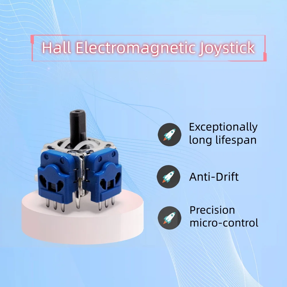 2/4/10PCS Hall Electromagnetic Joystick For PS5 Gamepad 3D Analog Stick Sensor Module For Ps4 For Xbox One SN Pro Controller