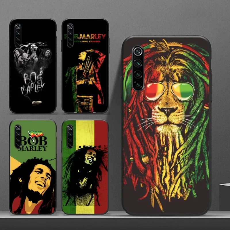 Jamaica Bob Marley Phone Case for Realme GT 2 9i 8i 7i Pro X50 X2 C35 C21 C20 C11 C3 Black Soft Phone Cover Funda