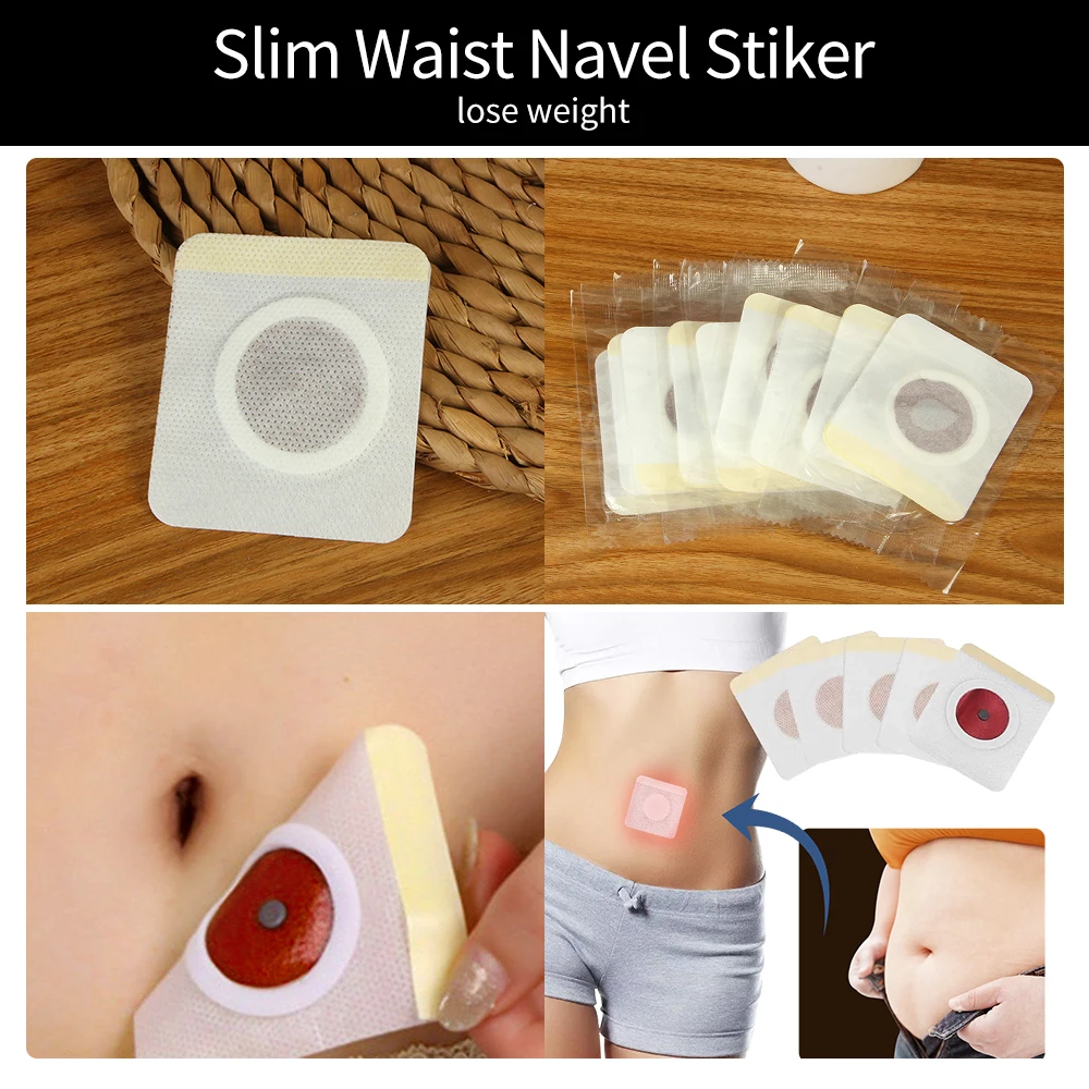 30 Pcs/Lot Slimming Patch Navel Belly Sticker Losing Weight Quickly Fat Burning Body Shaping Abdominal Detox Improve Stomach