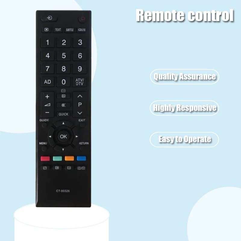 

TV Remote Control for Toshiba CT-90326 CT-90380 CT-90336 CT-90351 RM-L890 TV Stick Replacement for Toshiba LCD LED HDTV Smart TV