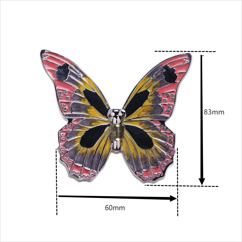 Butterfly Handle（red and yellow）