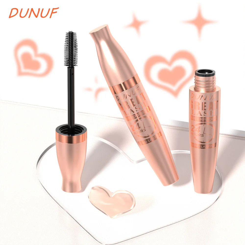 Waterproof and sweatproof mascara thick and long without smudging and slimming.
