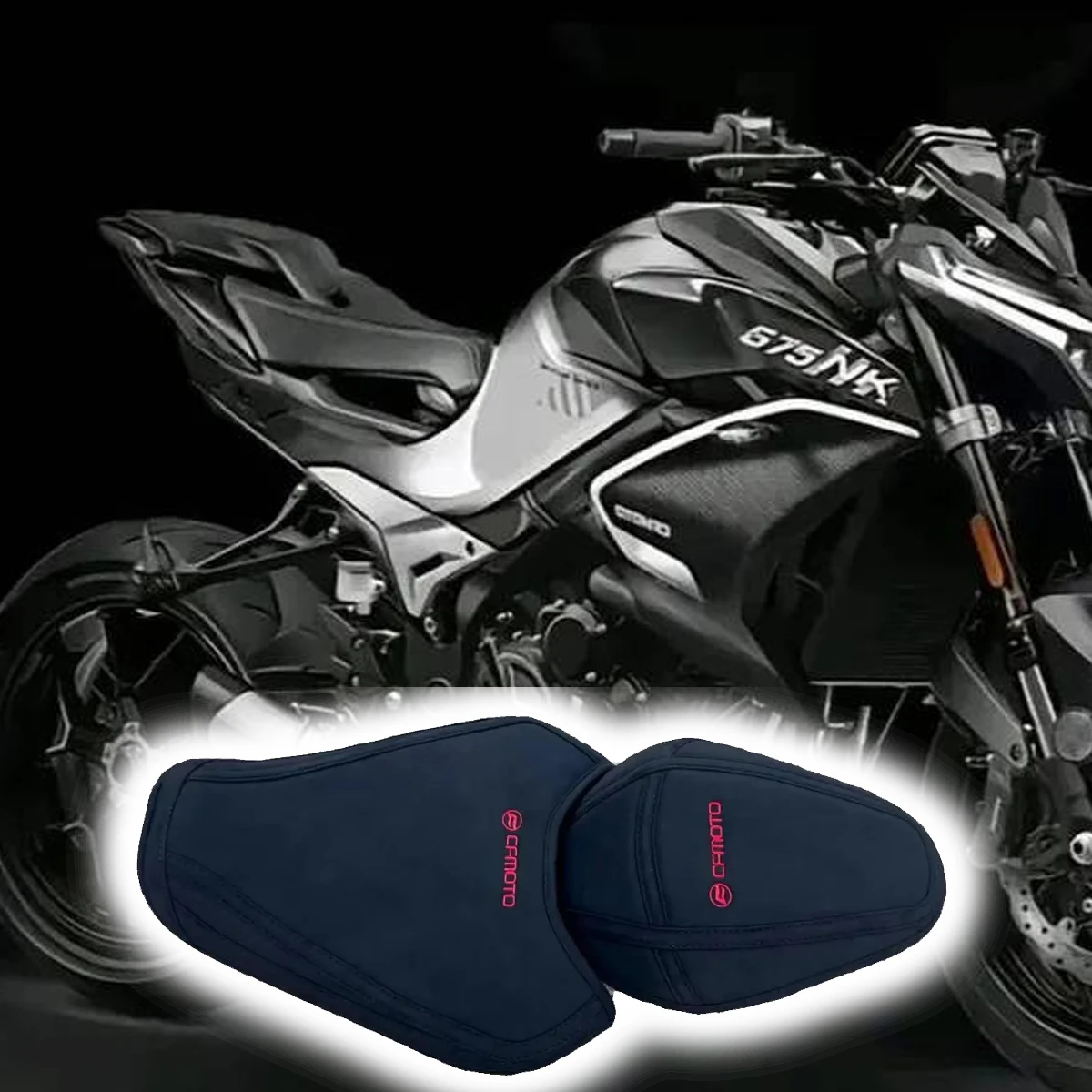 

Motorcycle seat cover suede seat cover suitable for CFMOTO 675NK NK675 2025 2024