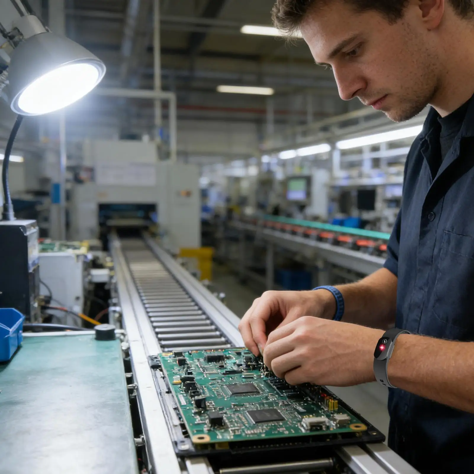 سوار معصم مضاد للكهرباء الساكنة للجنسين، حزام معصم قابل للتعديل ومضاد للكهرباء الساكنة، سوار تأريض للبالغين والنساء والرجال