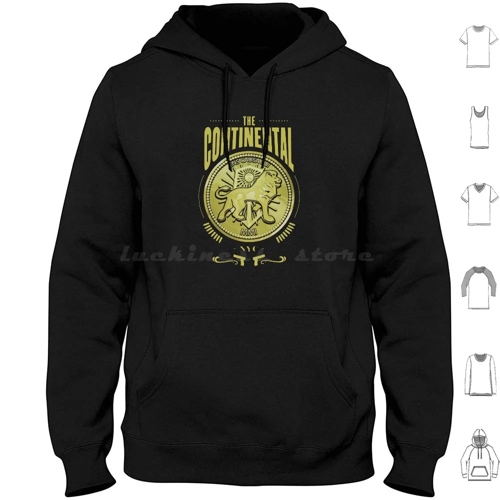 

The Continental Hotel-Ens Causa Sui Hoodies Long Sleeve Wick The Continental Hotel New York City Parabellum Neutral