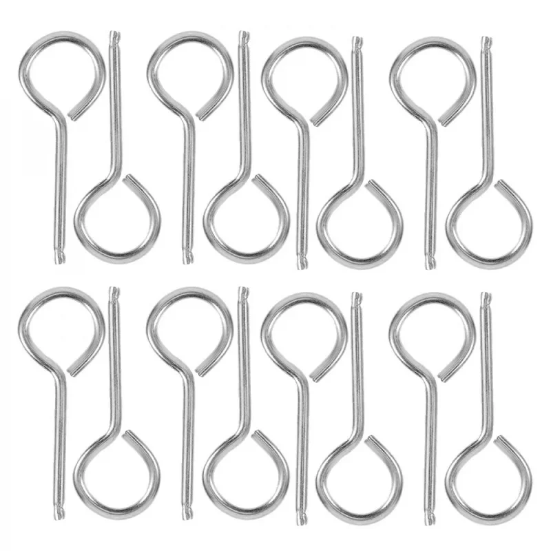 100 Pcs Safety Lock Pins Metal Pull Pins For Equipment Accessories Rear Racks Interior Tools Fire Supplies