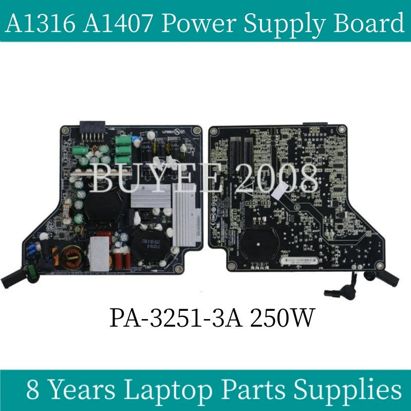 Carte d'alimentation A1316 A1407 PA-3251-3A 250W pour iMac 27 "A1316 A1407 Power Board Testé