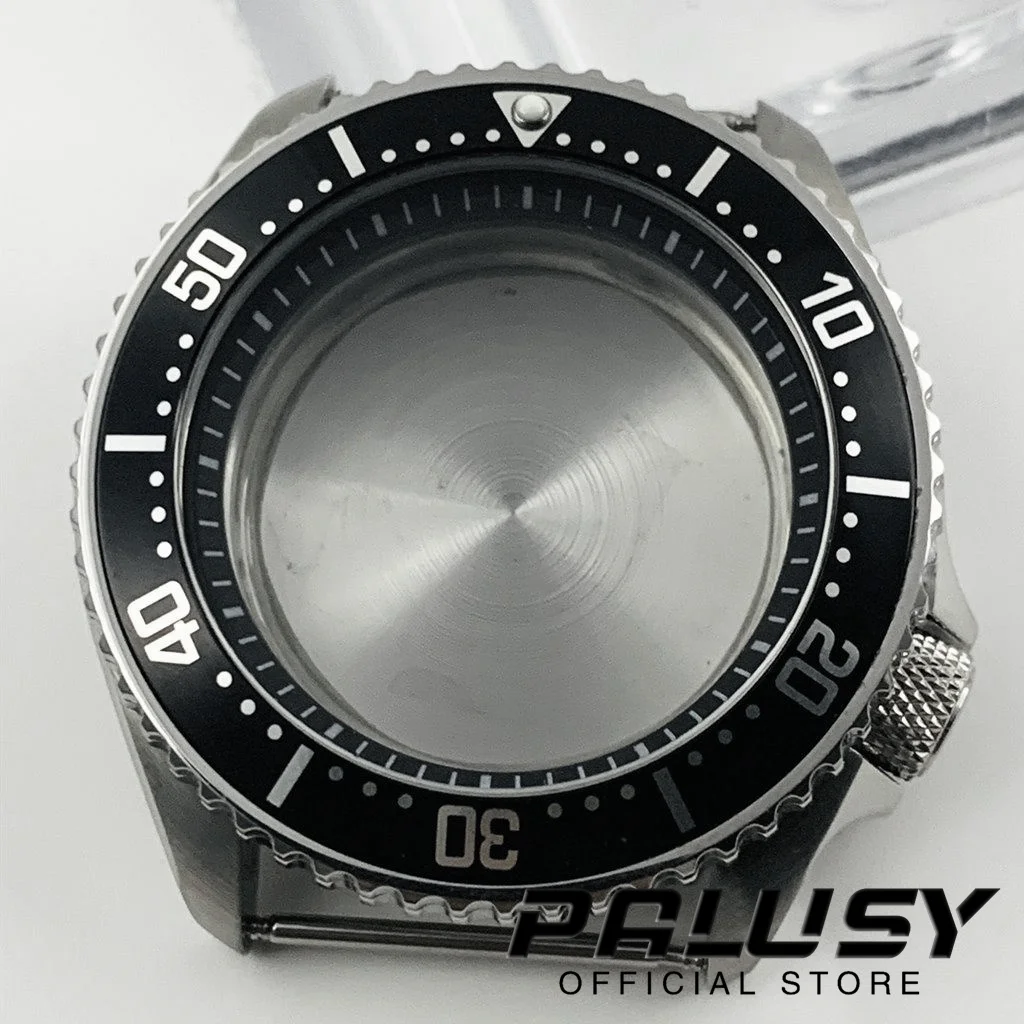 42mm Silver Stainless Steel Black Orange Blue Green Ring Titanium Bezel Watch Case Fit SKX007 SKX009 NH35 NH36 Movement