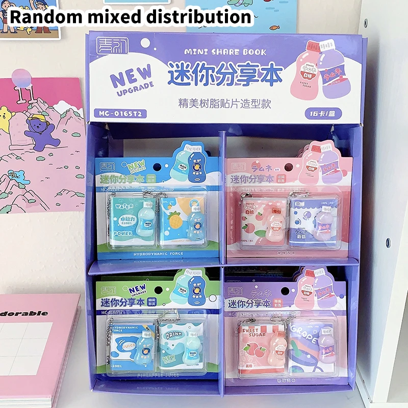 子供用ミニポータブルノートブック、小さなメモ帳、活力ソーダ日記、メモ帳、かわいい文房具、新学期用品、1セット