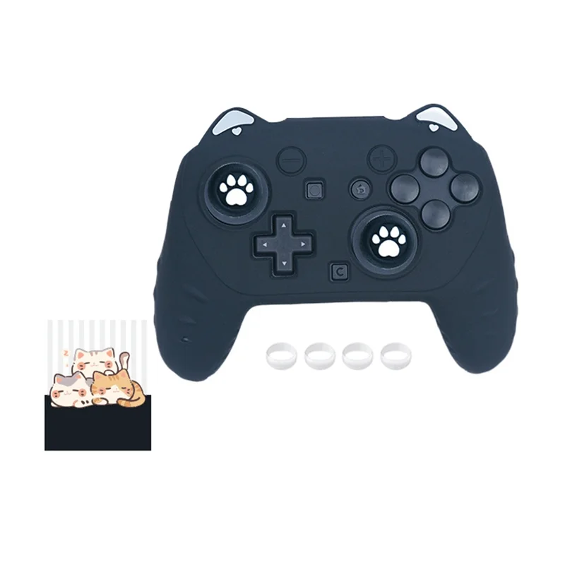 

HOT!A72T Anti-Slip Sweat-Proof For Switch 2 Pro Controller Skin Cat Paw Grip Set Tight Fit Comfortable Game Accessories