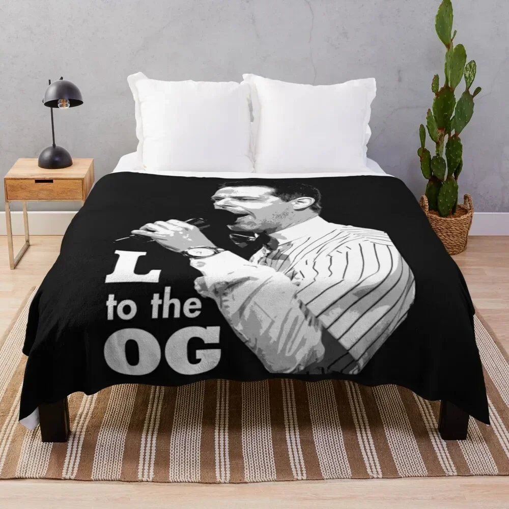 

L to the OG - Succession Throw Blanket Stain Resistant Cozy Warm Blanket