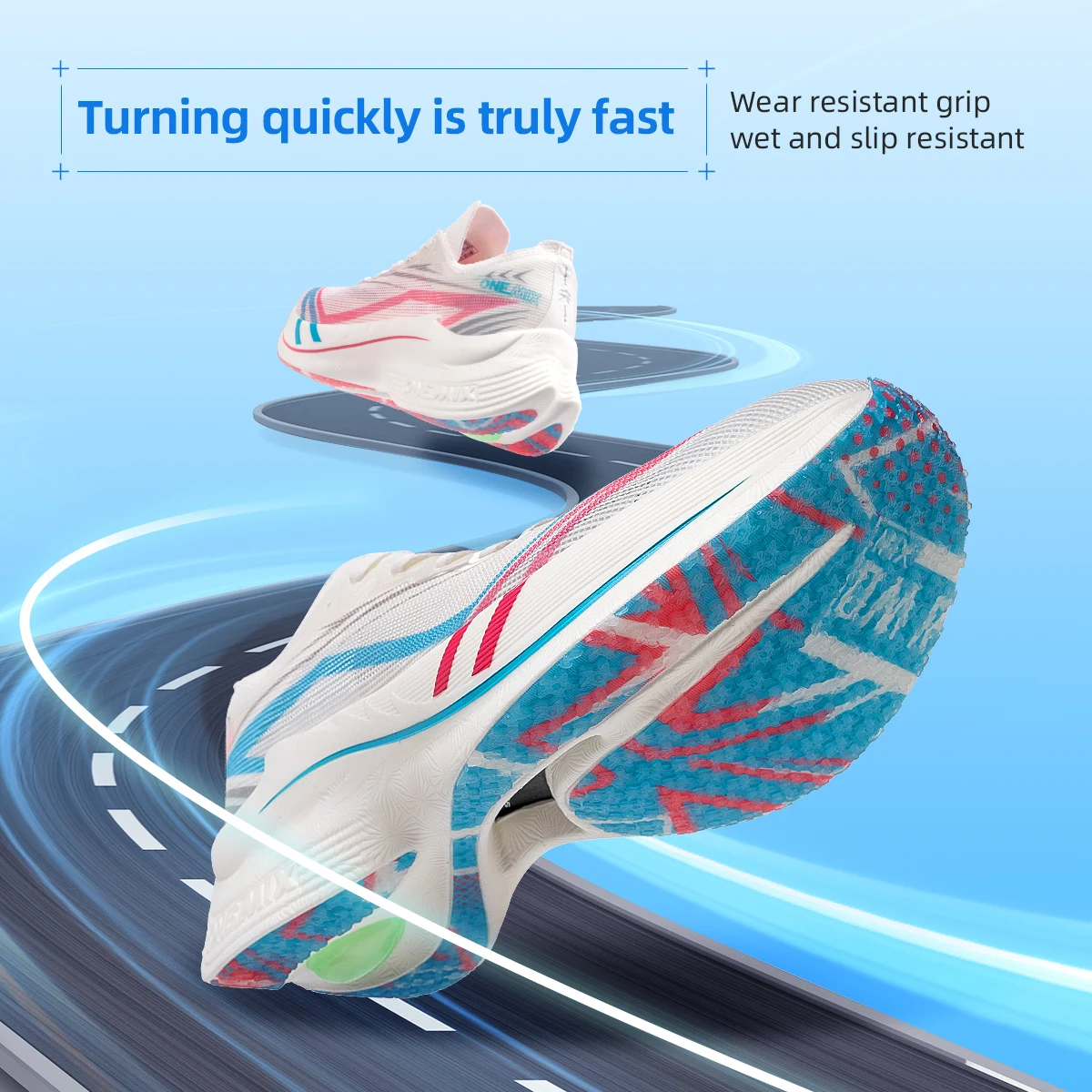 ONEMIX Running Shoe Man Woman Sneakers New Carbon Plate Marathon Pro Support for Shock-absorbing Ultralight New Best Sell Shoes - view 5