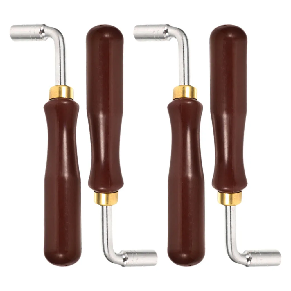 

4Pcs Dulcimer Tuning Wrench Precise Tone Adjustment Comfortable Grip Ergonomic Handle Durable Material Universal Tool