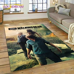 3D The Walking Dead Lincoln TWD TV Rug Carpet for Living Room Bedroom Home Decor,Floor Mat Non-slip Decoration for Sofa  Doormat